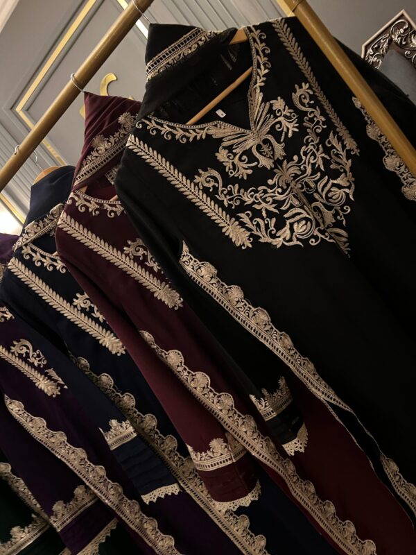 Chiffon Embroidered Shirt with Dupatta & Silk Trouser - Image 8